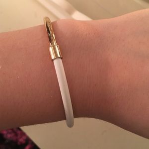 Kate Spade Gold and White Bangle